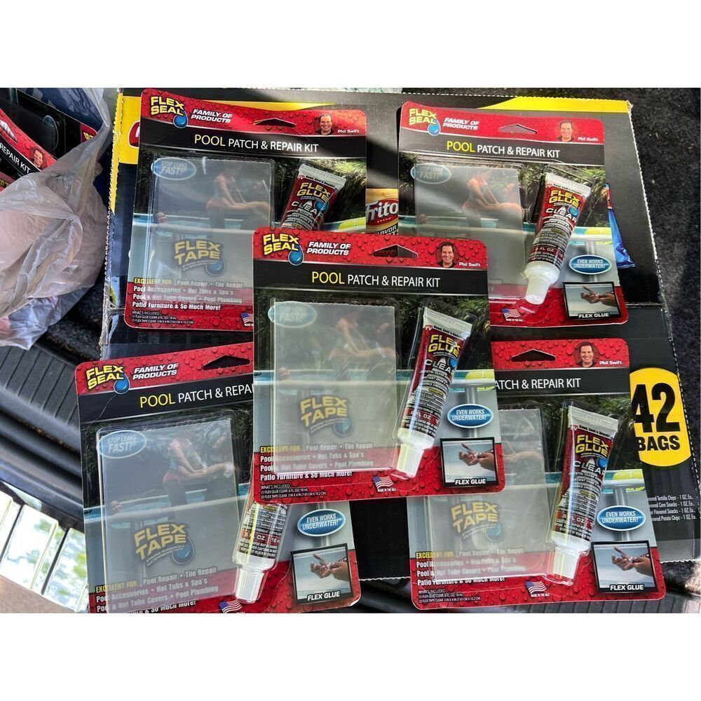 Flex Mini Patch and Repair Kit Pool Repair, Patio Furniture, Water Sports NEW #5